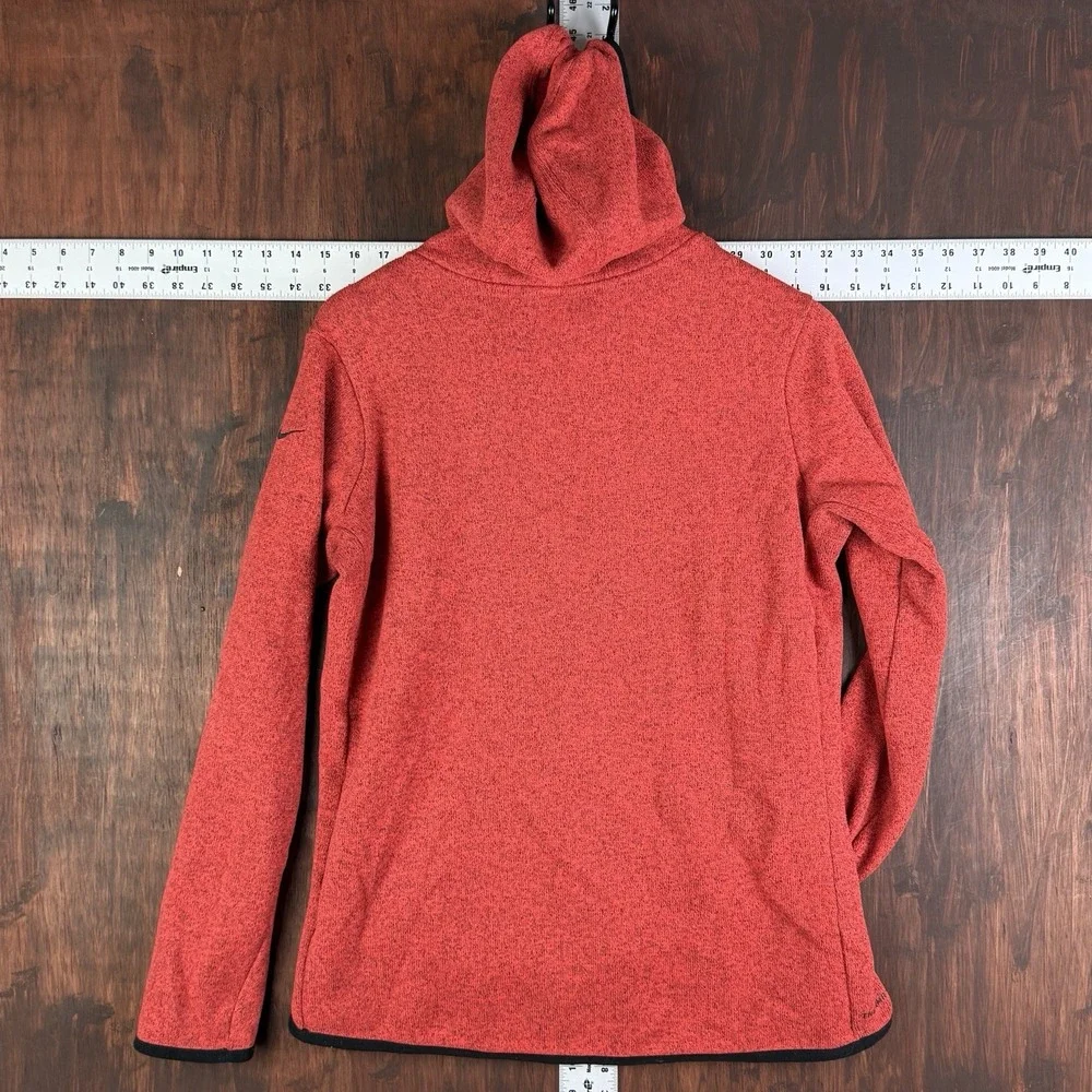 Nike Hypernatural Therma Fit Pullover Fleece Hoodie 806981-654 Red Womens XL VTG